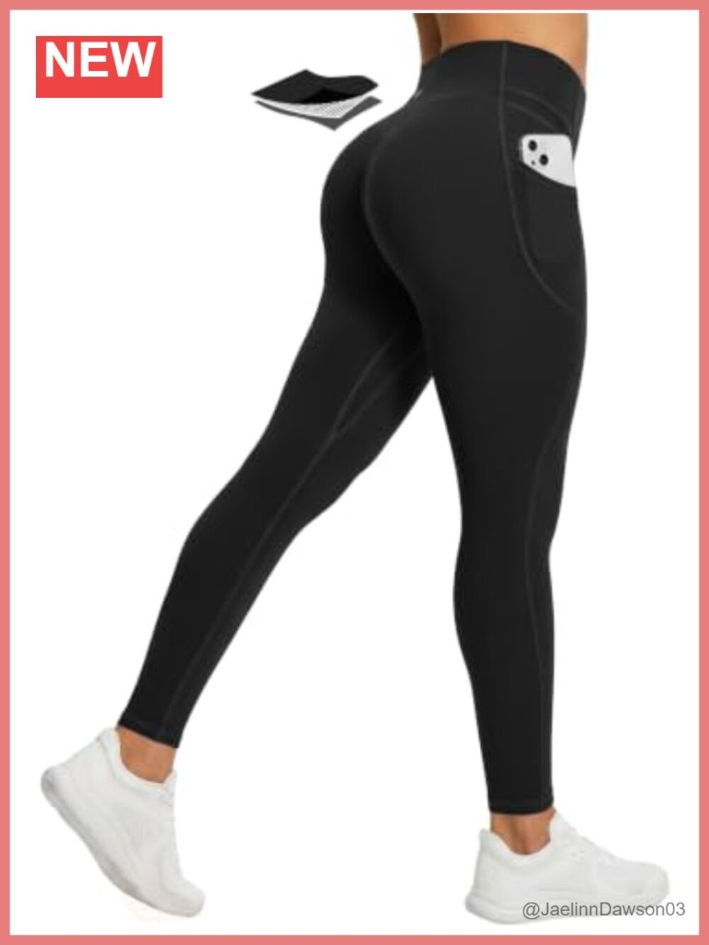 Butt Lifting Leggings with Pockets Compression Yoga Pants